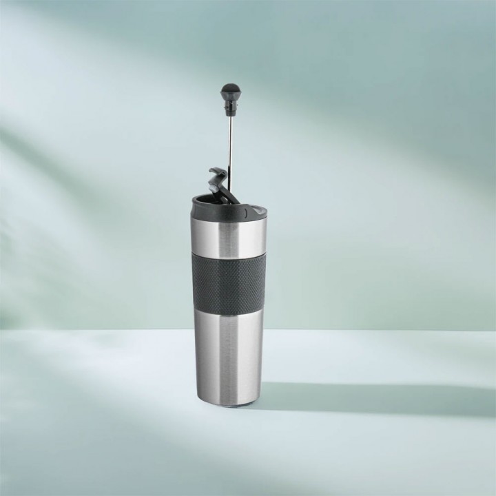 500 ml Beyaz French Press Özellikli Metal Promosyon Termos